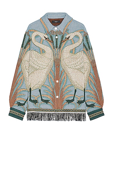 Swan Tapestry Overshirt
