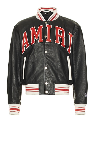 Leather Bomber Jacket