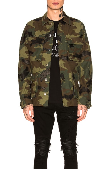 Amiri shop camo jacket