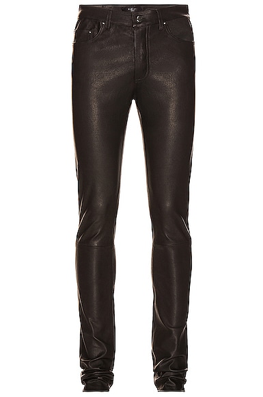 5 Pocket Leather Pant