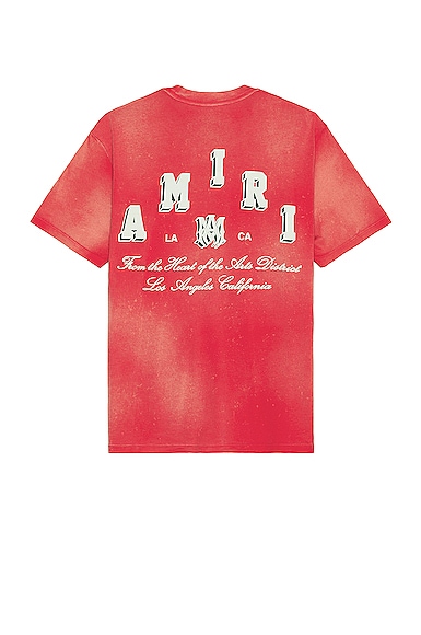 送料無料 店舗 Amiri Vintage FWRD | Red in Tee Collegiate Tシャツ(半袖/袖なし)