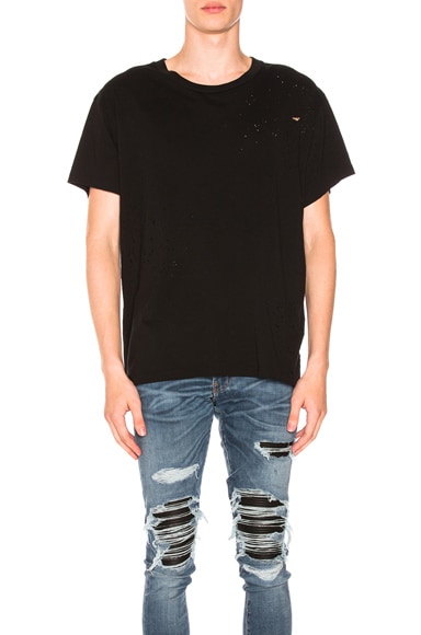 大学生協 割引 Amiri Shotgun Tee in Black | FWRD トップス