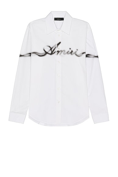 Amiri Smoke Shirt in White