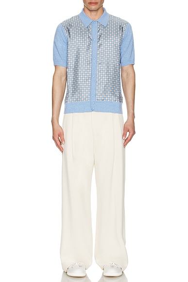 Silk Woven Combo Polo
