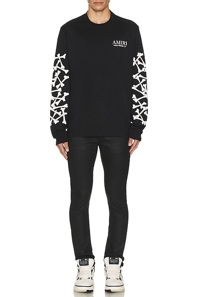 Bones Stacked Long Sleeve Tee