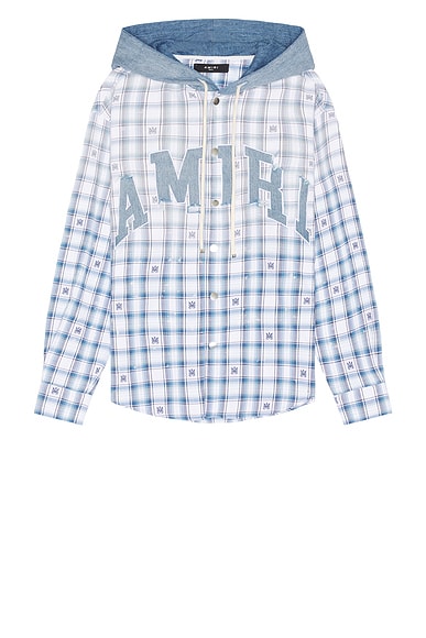 Amiri checkered hoodie clearance