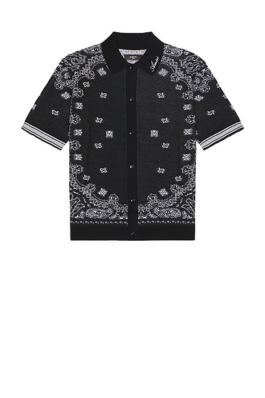 Amiri Bandana Shirt in Black | FWRD