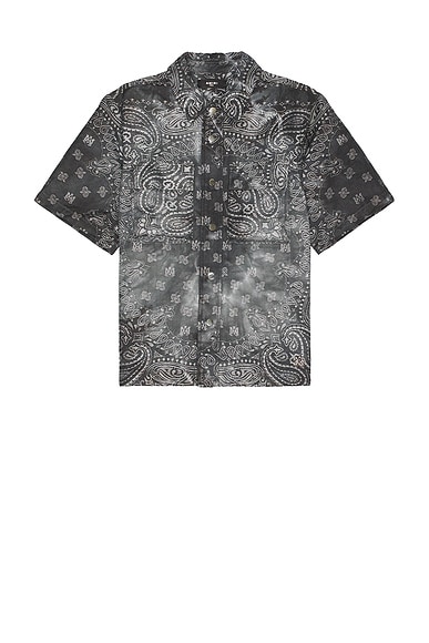 Tie Dye Bandana Short Sleeve Shirt