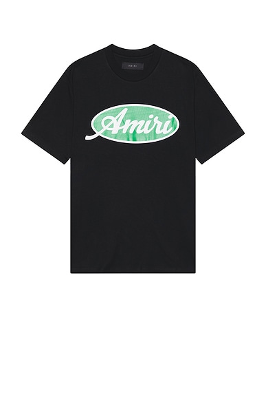 Amiri Oval Tee in Black