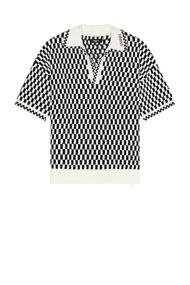 Checkered Oversized Polo