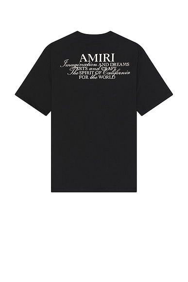 Amiri Spirit Tee in Black