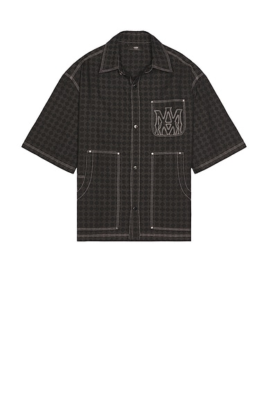 Amiri MA Quad Work Shirt in Black