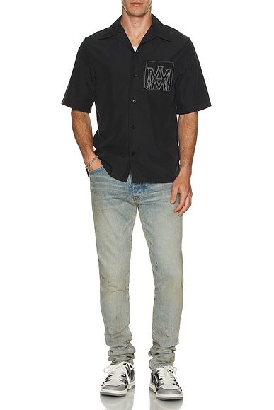 MA Outline Bowling Shirt