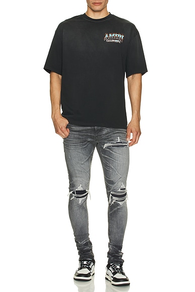 AMIRI♦研ぎ澄まされたミニマリズム ロゴ ホワイトＴシャツ 2_02ad3dd8-ac0c-4838-a866-