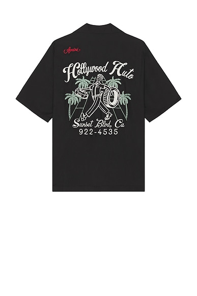AMIRI★グラフィック プリント フーディ 23AW NEW】AMIRI_men / ロゴプリント ジップアップパーカー