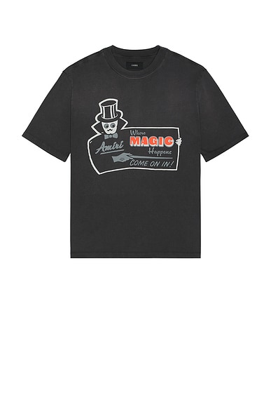 Amiri Magic Oversized Tee in Black