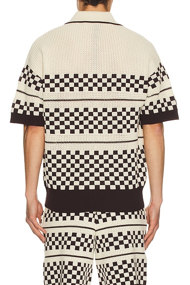 Checkered Mesh Shirt