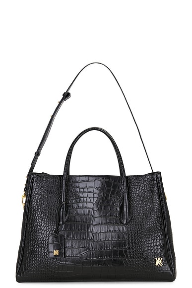 Embossed Croc Honey 50 Tote