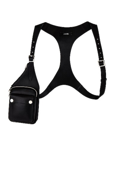 Amiri One Side Harness in Black | FWRD