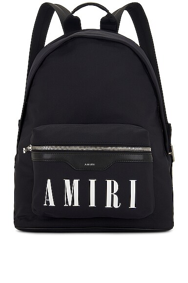Amiri Nylon Classic Backpack in Black
