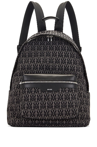 Amiri MA Jacquard Backpack in Black