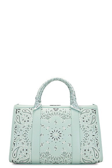 Amiri Bandana Weekend Bag in Mint