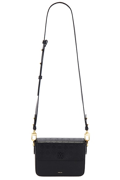 Amiri MA Quad Leather Crossbody in Black