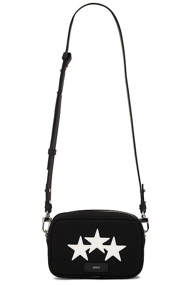 Amiri Three Star Camera Case in Black