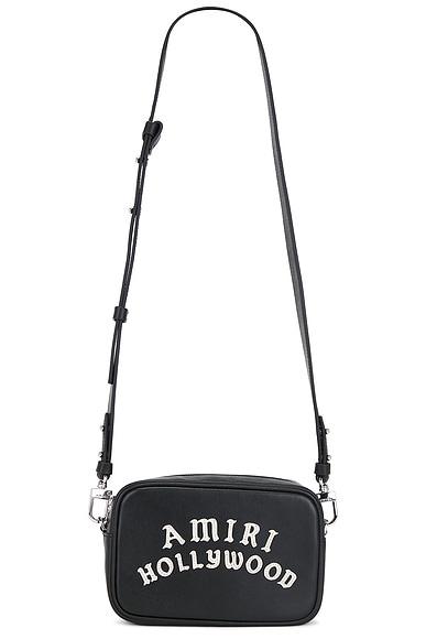 ショルダーバッグ AMIRI FW25 AMIRI HOLLYWOOD CAMERA CASE (AMBGCM1028 BLACK) Amiri Hollywood Camera Case in Black | FWRD