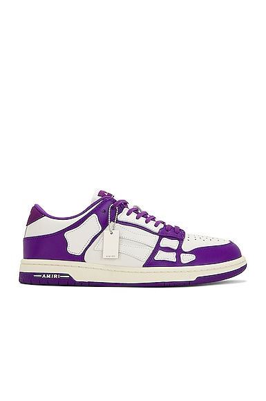 Amiri Skel Top Low Sneaker in Purple