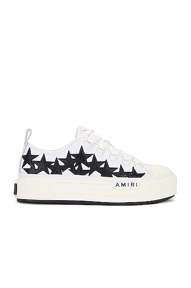 Amiri Stars Court Low Sneaker in White