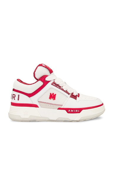 Givenchy Tyson High Top Leather Sneakers with Stars in Red FWRD