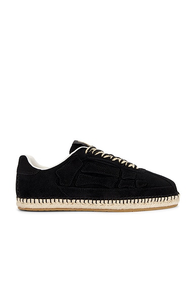 Amiri Espadrille Pacific Bones in Black