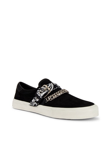Amiri Bandana Buckle Slip On in Brown 