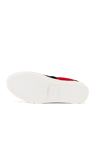 AMIRI AMIRI SKEL TOE LACE UP SNEAKER IN RED,AMIF-MZ42
