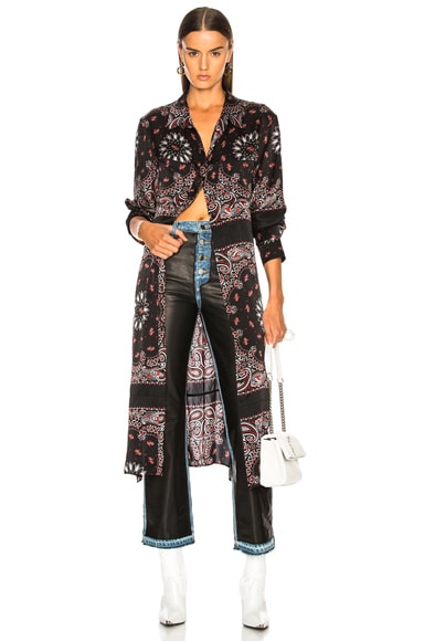 Long Shirt Bandana Dress