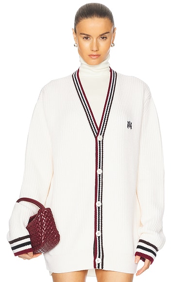 Amiri Cardigan in White