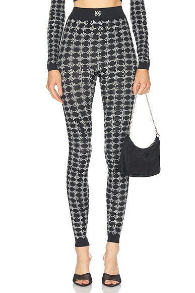 Amiri Quad Seamless Legging in Black
