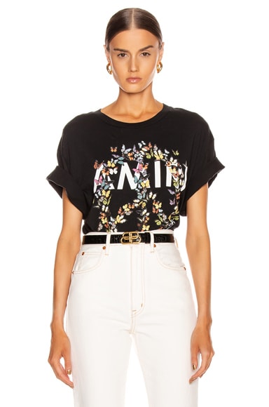 AMIRI PEACE BUTTERFLY TEE,AMIF-WS69