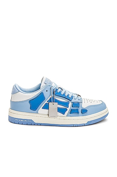 Amiri Skel Top Low Sneaker in Baby Blue