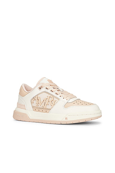 Shop Amiri Classic Low Sneaker In White Pink