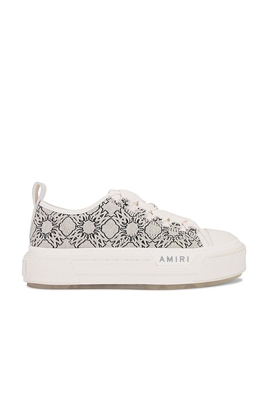 Jacquard Court Low Top Sneaker