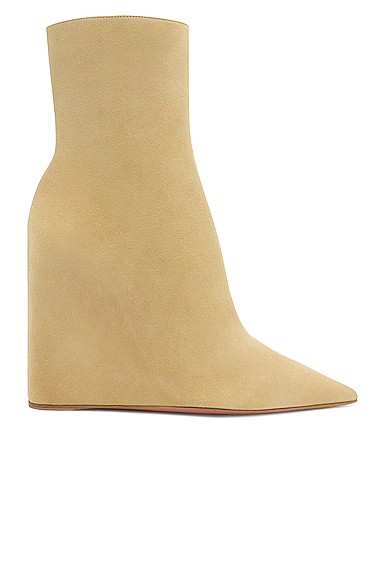Pernille Suede Wedge Bootie