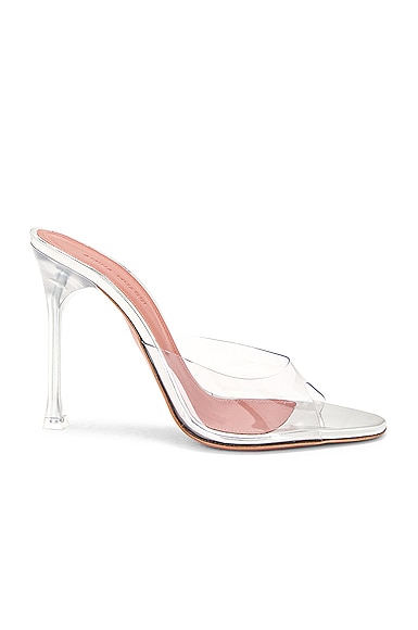 Alexa Pvc Glass Slipper Mule