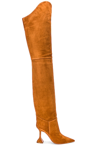 Iman Thigh High Suede Boot