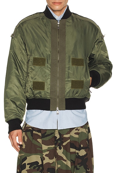 Flight Layered Washed Bomber Jacket