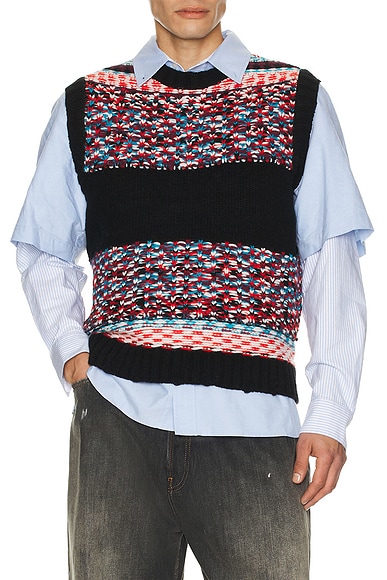Nordic Crew Neck Vest