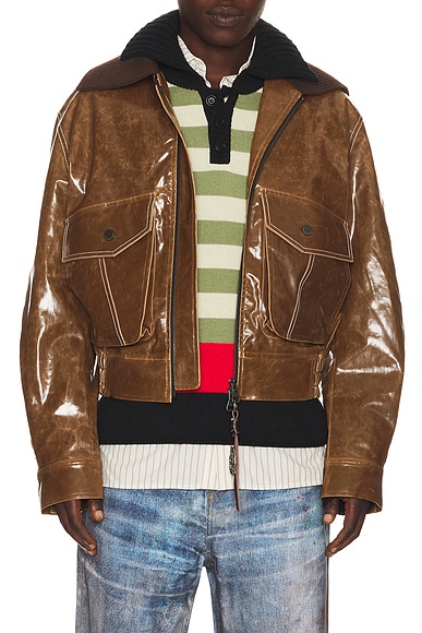 Andersson Bell Mikoos 26 Bomber Jacket in Brown