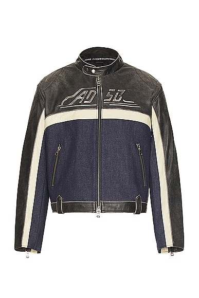 Andersson Bell 24 Racing Leather Jacket in Black