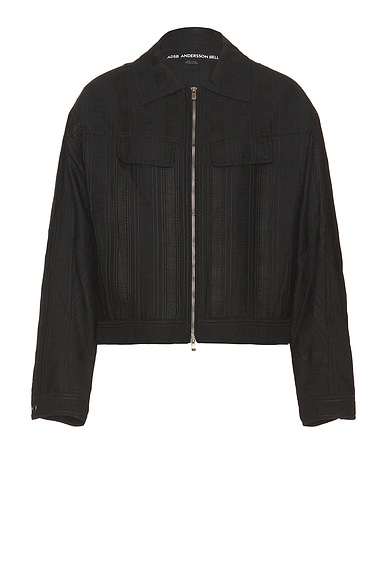 Fabrian Sheer Zip Up Jacket